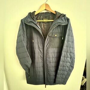 Navy Hooded Burton Jacket